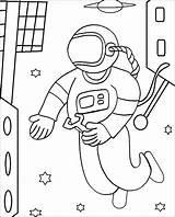 Astronaut Astronauta Astronauten Astronauts Spaceman Cool2bkids Colorare Farbseiten Ausmalbilder Coloringbay Nino Astronautas Disegni sketch template