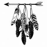 Arrow Boho Tribal Feather Feathers Drawing Svg Clipart Arrows Clip Decals Sticker Stickers Car Talisman Getdrawings Gothic sketch template