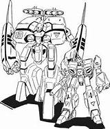 Robotech Coloring Macross Pages Anime Sci Fi Transportation Stuff Robot sketch template