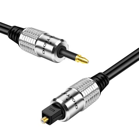 mini toslink  toslink digital optical audio cable  ft connector adapter wire ebay