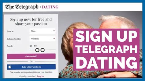 How To Sign Up For Telegraph Online Dating Site2022 Youtube