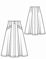Burdastyle Sewing Patterns sketch template