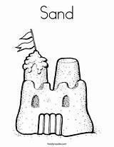 Sand Coloring Curacao Beach Sandcastle Castle Template Drawing Pages Twistynoodle Kids Board Choose Built California Usa Designlooter Print Change Outline sketch template