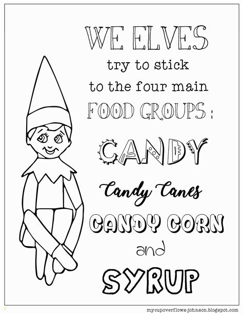 buddy  elf  coloring pages divyajananiorg