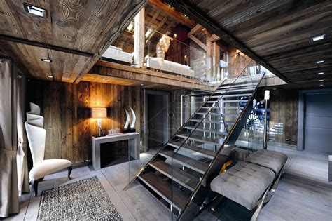 chic modern rustic chalet   rhone alpes idesignarch interior