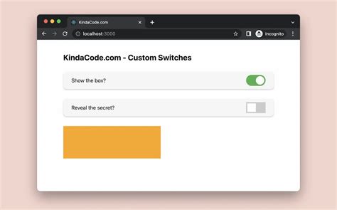 react create  reusable switchtoggle component kindacode