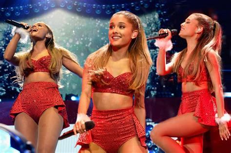 Ariana Grande Turns Sexy Santa For Raunchy Performance At Jingle Bell