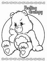 Coloring Care Bears Pages Bear Grumpy Print Sheets Printable Drawing Book Cute Kids Colouring Cartoon Adult Halloween Adults Girls Feeling sketch template