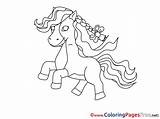 Coloring Sheets Foal Printable Sheet Title sketch template