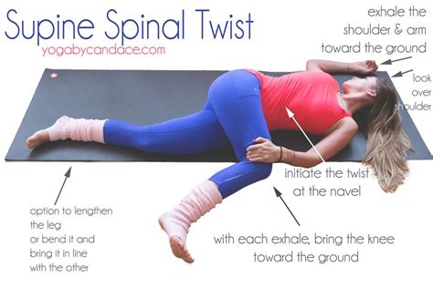 supine spinal twist yogabycandace twist yoga yoga poses