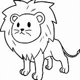 Lion Coloring Sheet African Face Cartoon Pages Drawing Template Sketch sketch template