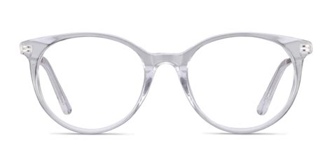 solver round clear frame eyeglasses eyebuydirect