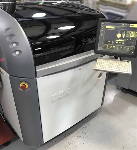 dek horizon ix automatic   screen printer  asm assembly systems