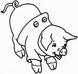 Pig Coloring Pages Printable Kids sketch template