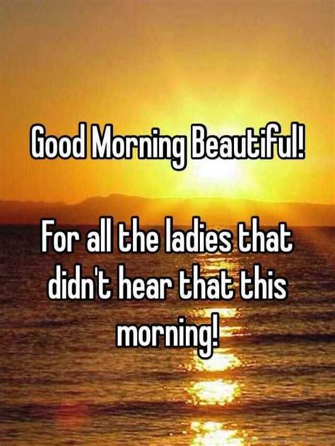good morning beautiful    ladies beautiful good morning wishes