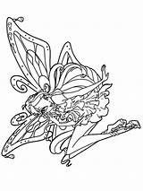 Bloom Winx Coloring Pages Club Sirenix Template sketch template