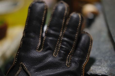 pattern  gloves leather handmade size   file etsy