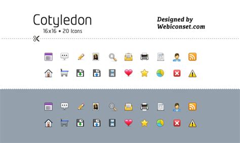 cotyledon mini icons    web resources webappers