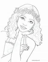 Coloring Pages Girl Spider Realistic Girls Woman Pretty Color Printable Faces Fashion Face Cute Gingerbread Show Colouring Getcolorings Print Teenagers sketch template