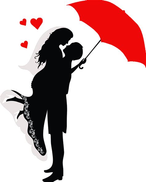romance drawing couple silhouette clip art romantic hug couple