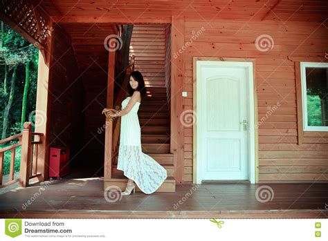 beauty play   chalet stock photo image  dressed