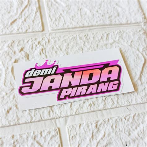 Jual Stiker Viral Demi Janda Pirang Shopee Indonesia