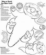 Otter Sea Coloring Pages Outline Printable Kentucky Monster Drawing Otters Craft Instructions Sheets Colouring Kids Yahoo Search Baby Getcolorings Getdrawings sketch template