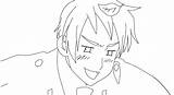 Hetalia Prussia Lineart sketch template