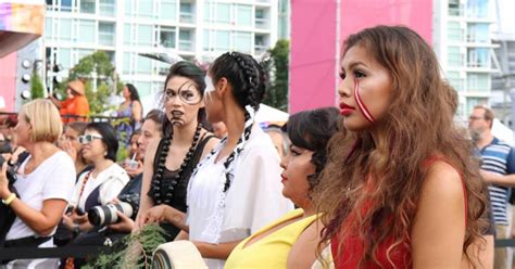 photos vancouver indigenous fashion week makes opening night statement
