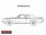 Buick Skylark sketch template