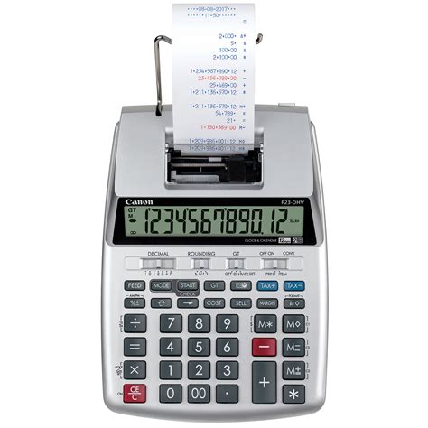 canon mini  digit desktop printing calculator grand toy