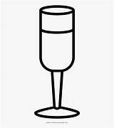 Champagne Glasses Pages Coloring Flute Cup Clipartkey sketch template
