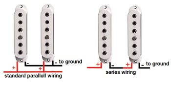 guitar wiring series  parallel explained