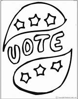 Coloring Pages Election Vote Color Arrowhead Kids Getcolorings Printable Crafts Printables Freekidscrafts sketch template