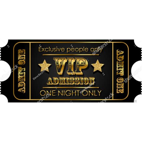 vip event ticket designs templates psd ai apple pages word
