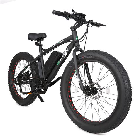 ecotric    fat tire electric bicycle mountain beach  bike removable battery  speed