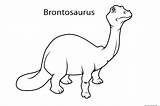 Brontosaurus Dinosaurs Worksheet Sheets Freekidscoloringpage sketch template