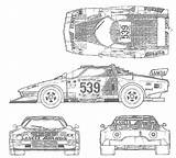 Lancia Stratos Turbo Car Blueprints Drawing Sketch 1976 Coupe Click Scheme Right Save Autoautomobiles sketch template