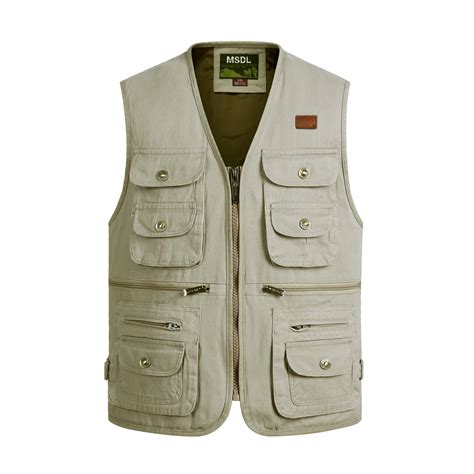 shipping male denim vests men xl xl vest mens outdoors cotton multi pocket sleevless jean