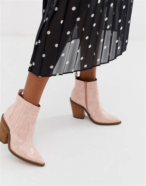 asos design elliot western boots asos  images western boots boots