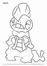 Scrafty Pokemon Draw Step Drawing Improvements Necessary Finally Finish Make sketch template