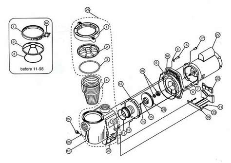 pentair whisperflo pump motors parts diagram