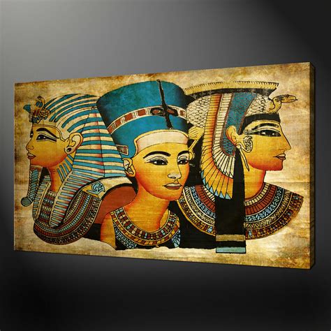Pharaoh Ancient Egypt Canvas Wall Art Pictures Prints 30 X