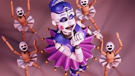 ballora with group foxy five nights at freddy s sister location hd fnaf