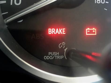 brake warning light   japanese auto repair
