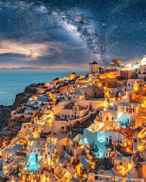 Santorini Greece Best Honeymoon Destinations Vacation Places Dream