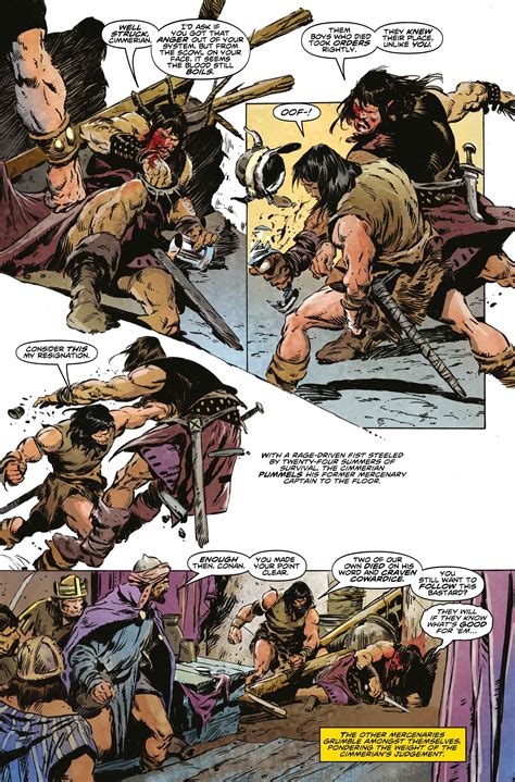 comic review conan  barbarian