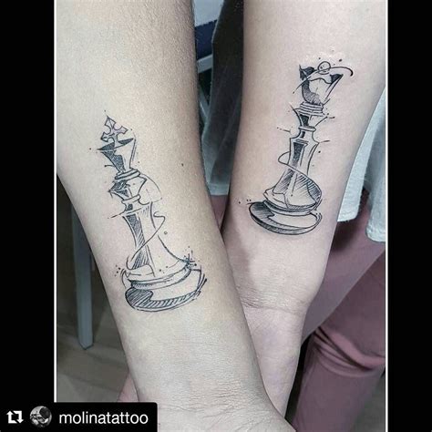 Image Result For Chess Piece Couple Tattoos Chess Piece