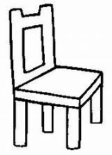 Coloring Chair Pages Designlooter sketch template