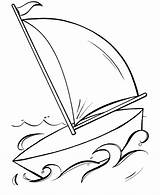 Mewarnai Sailboat Perahu Boats Sketsa Paud Totoro Outlines Sail Terbaru Coloringhome sketch template